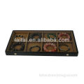Hot sale high quality PU leather and camel velvet jewelry trays